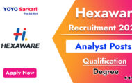 Hexaware Recruitment 2024: Opening for Various Analyst Posts