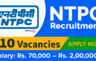 NTPC Recruitment 2024: Overview and Updates for 110 Deputy Manager Post