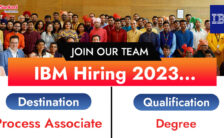 IBM Recruitment 2024: Essential Dates and Qualification Criteria for Process Associate Posts