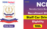 NCB Recruitment 2024: Check Out Complete Details for 31 Staff Car Driver Post