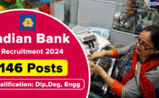 Indian Bank Recruitment 2024: Online Application Details for 146 Specialist Officer Posts