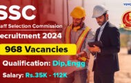 SSC Recruitment 2024: Explore Exciting Opportunities for 968 Junior Engineer Posts