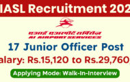 AIASL Recruitment 2024: Walk-In-Interview for 17 Junior Officer Review Important Dates
