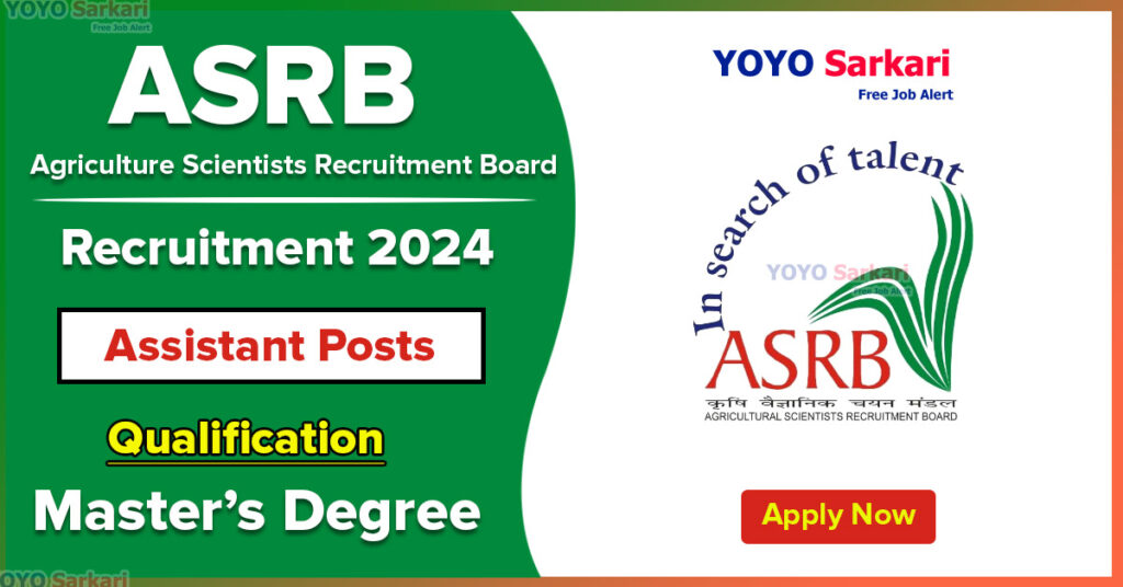 ASRB Recruitment 2024
