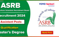 ASRB Recruitment 2024: Online Application For 21 Assistant Director Posts