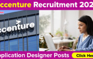 Accenture Recruitment 2024: Opportunities For various Application Designer Posts