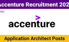 Accenture Recruitment 2024: Opportunities For Various Application Architect Posts