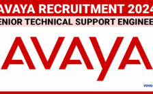 Avaya Recruitment 2024: Opportunities for Various Senior Technical Support Engineer Posts