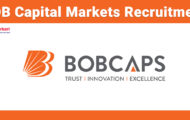 BOB Capital Markets Recruitment 2024: E-Mail Application Details for Head Post