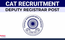 CAT Recruitment 2024: New Notification Out for 78 Deputy Registrar & Other Posts
