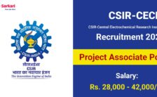 CECRI Chennai Recruitment 2024: Walk-in-Interview For Various Project Associate Posts
