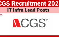 CGS Recruitment 2024: Various Opportunities For IT Infra Lead Posts