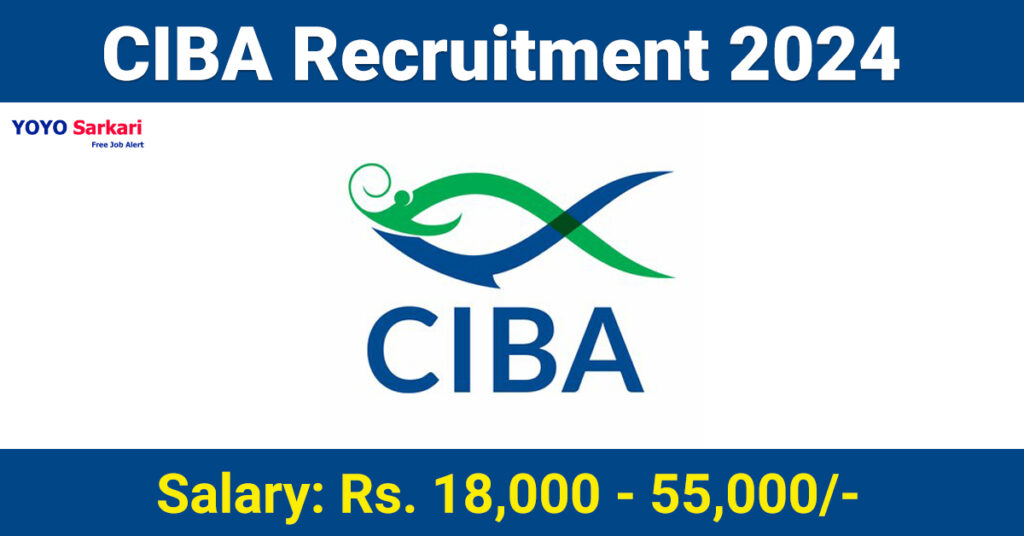 CIBA Chennai recruitment 2024