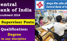 Central Bank of India Recruitment 2024: Important Dates and Qualifications for BC Supervisor Posts