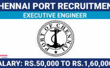 Chennai Port Recruitment 2024: Explore the Details for 16 Executive Engineer Posts