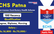 ECHS Patna Recruitment 2024: Application details for 100 Nurse, Driver, and Medical Officer Posts