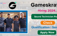 Gameskraft Recruitment 2024: Opening for Various Sound Technicians Posts