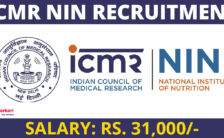 ICMR NIN Recruitment 2024: Opening for Various Project Assistant Posts