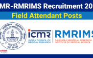 RMRIMS Recruitment 2024: Offline Application for 21 Field Attendant Posts