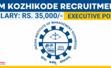 IIM Kozhikode Recruitment 2024: Opportunities Open for Various Executives Vacancies
