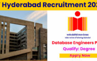 IIT Hyderabad Recruitment 2024: Walk-In-Interview Details for 52 Database Engineers Post