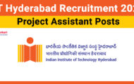 IIT Hyderabad Recruitment 2024: Details About Various Project Assistant Posts