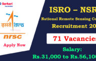 ISRO – NSRC Recruitment 2024: Online Application For 71 JRF Posts | Date Extended