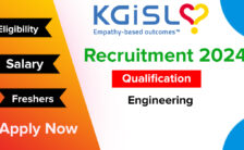 KGISL Recruitment 2024: Opening for Various Management Engineer Posts