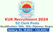 KUK Recruitment 2024: Check Out Complete Eligibility Details for 52 Clerk Posts