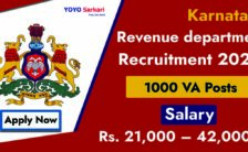 Karnataka Revenue Department Recruitment 2024: Overview and Updates for 1000 Village Accountant (VA) Posts