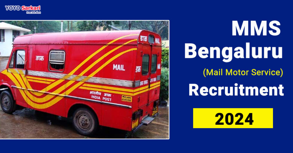 27 Posts - Indian Mail Motor Service - MMS Recruitment 2024(10th Pass Jobs) - Last Date 14 May at Govt Exam Update