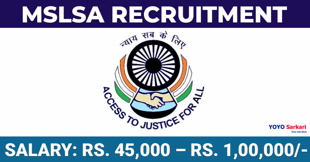 10 Posts - Maharashtra State Legal Services Authority - MSLSA Recruitment 2024 - Last Date 08 May at Govt Exam Update