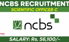 NCBS Recruitment 2024: Exciting Opportunities for Various Scientific Officer C Posts