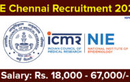NIE Chennai Recruitment 2024 – Walk-in-Interview For Various Project Technical Support Posts