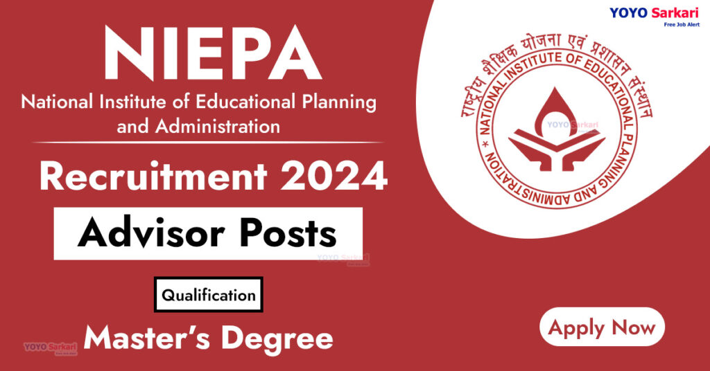 NIEPA Recruitment 2024