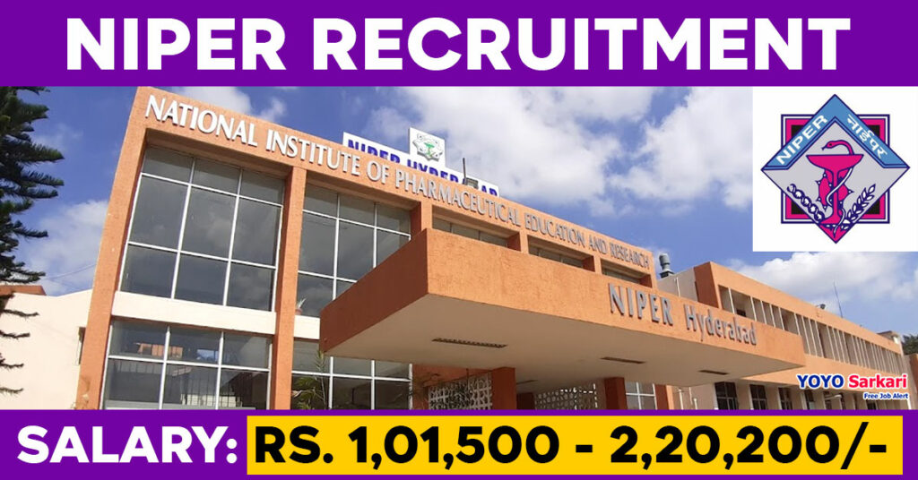 NIPER Recruitment 2024