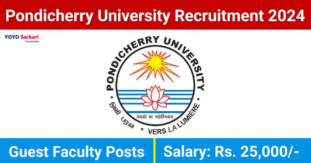 Pondicherry Recruitment 2024