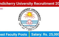 Pondicherry University Recruitment 2024: Details For Various Guest Faculty Posts