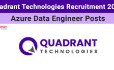 Quadrant Technologies Recruitment 2024: Online Application for Azure Data Engineer Posts
