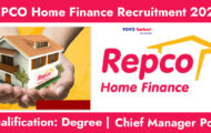 Repco Home Finance Recruitment 2024: Offline Application Details for Various Chief Manager Post