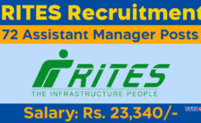 RITES Recruitment 2024: Explore The Opportunities For 72 Assistant Manager Posts