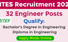 RITES Recruitment 2024: Explore The Opportunities For 32 Engineer Posts