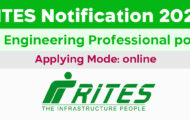 RITES Notification 2024 – Opening for 12 Engineering Professional Posts | Apply Online