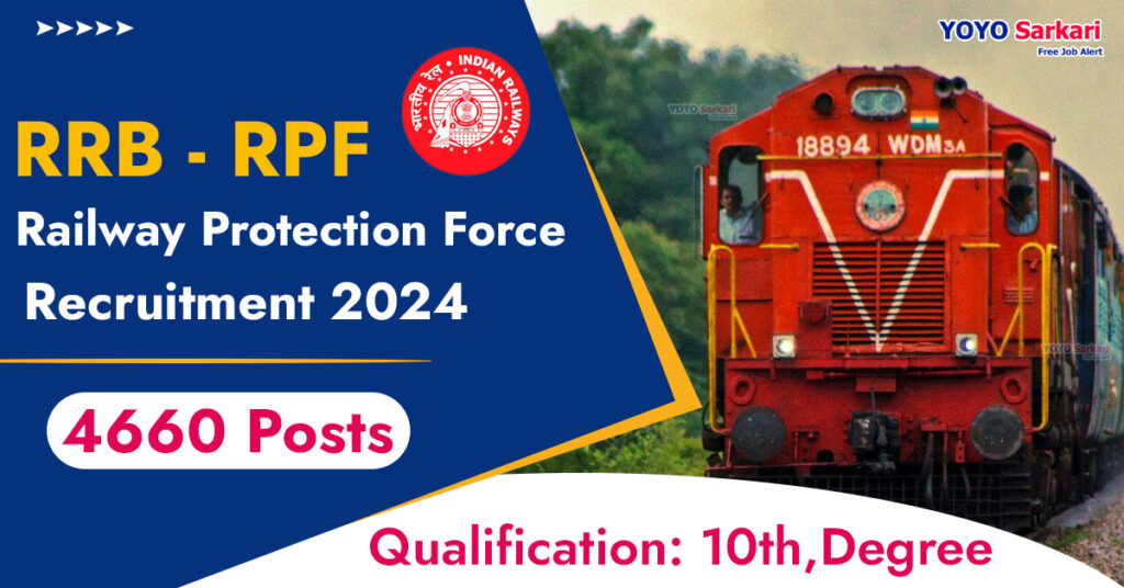 4660 Posts - The Railway Recruitment Board (RRB) Railway Protection Force - RPF Recruitment 2024 (All India Can Apply) - Last Date 14 May at Govt Exam Update