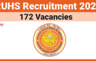 RUHS Recruitment 2024: Online Application For 172 Medical Officer Posts