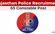 Rajasthan Police Recruitment 2024: Important Notification for 65 Constable Posts