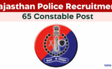 Rajasthan Police Recruitment 2024: Important Notification for 65 Constable Posts