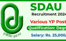 SDAU Recruitment 2024: Walk-In-Interview for Various YP Posts