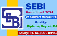SEBI Recruitment 2024: Check Out Complete Eligibility Details for 97 Assistant Executive Posts