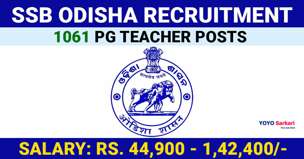 1061 Posts - State Selection Board - SSB Recruitment 2024 - Last Date 18 April at Govt Exam Update